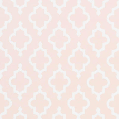 Schumacher Jake Quiet Pink Wallpaper
