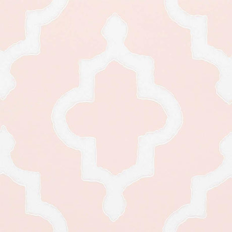 Schumacher Jake Quiet Pink Wallpaper