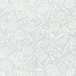 Schumacher Chrysanthemum Sisal Sky Wallpaper