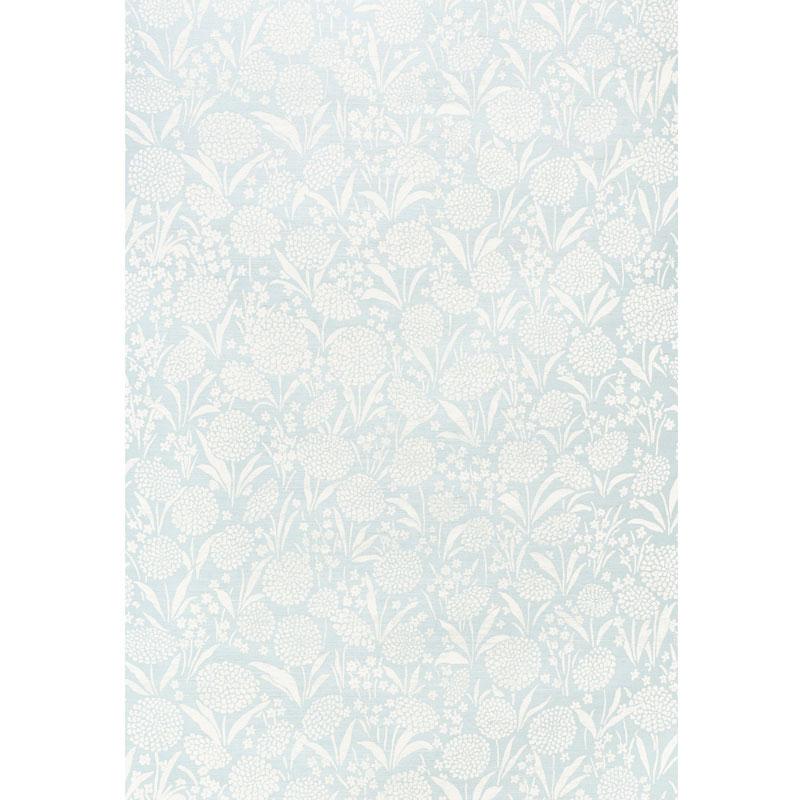 Schumacher Chrysanthemum Sisal Sky Wallpaper