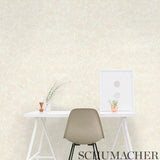 Schumacher Chrysanthemum Sisal Sky Wallpaper