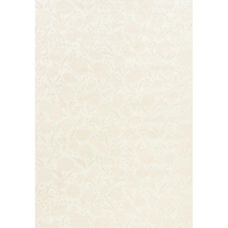 Schumacher Chrysanthemum Sisal Blush Wallpaper