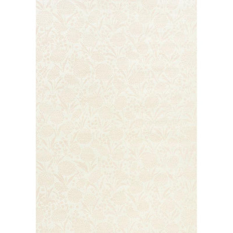 Schumacher Chrysanthemum Sisal Blush Wallpaper