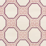 Schumacher Octavia Sisal Cinnabar Wallpaper