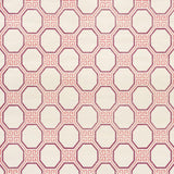 Schumacher Octavia Sisal Cinnabar Wallpaper