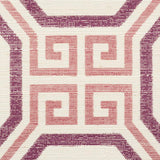 Schumacher Octavia Sisal Cinnabar Wallpaper