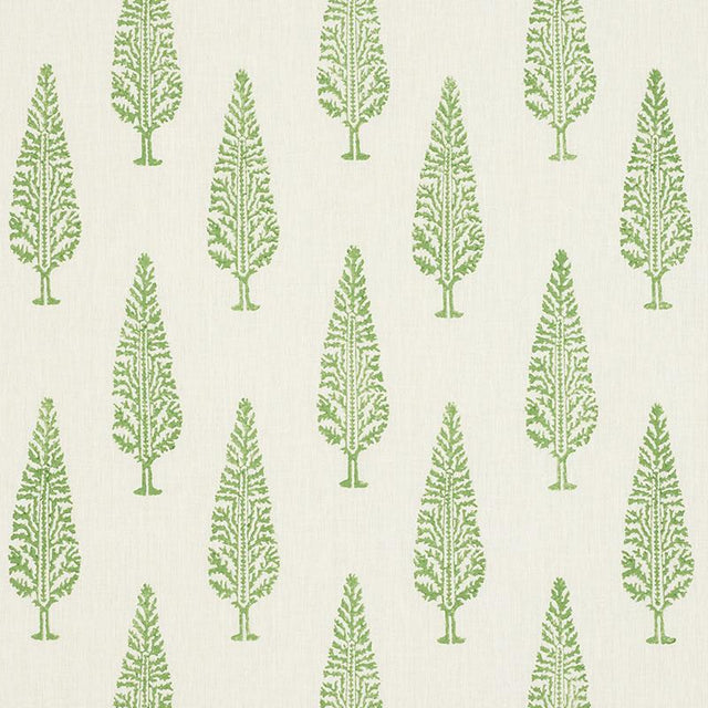 Schumacher Juniper Block Print Green Fabric