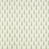 Schumacher Juniper Block Print Green Fabric