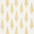Schumacher Juniper Block Print Yellow Fabric