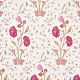Schumacher Khilana Floral Spice Wallpaper