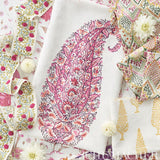 Schumacher Khilana Floral Spice Wallpaper