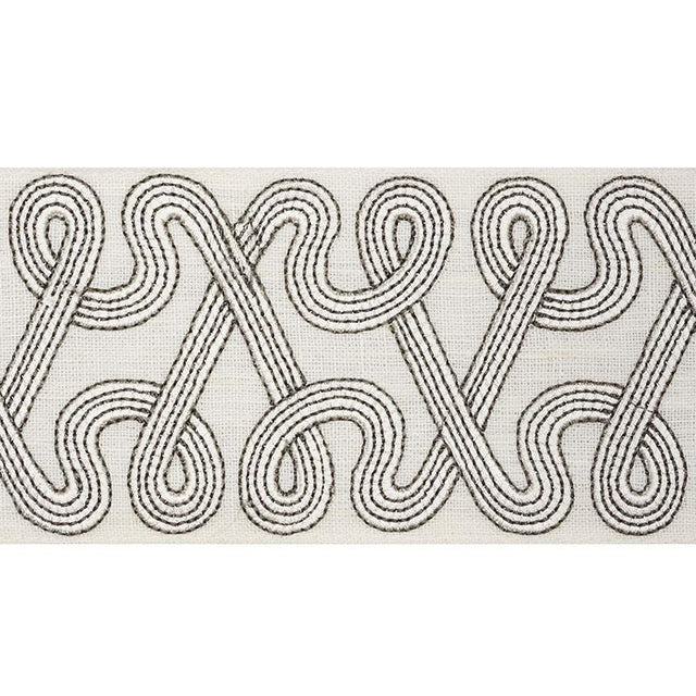Schumacher Dove Freeform Embroidered Tape