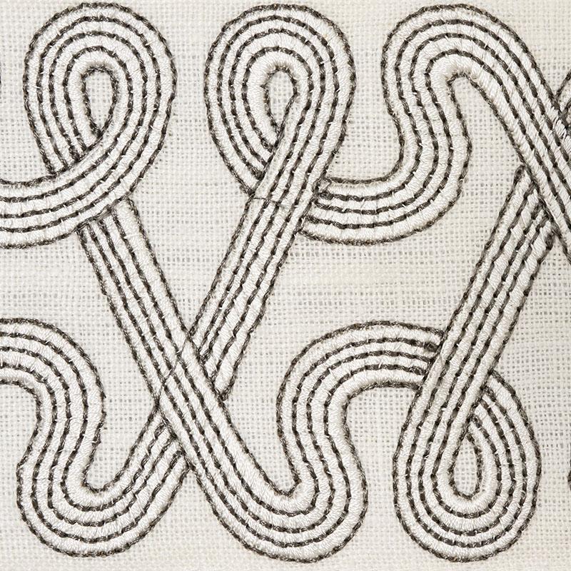 Schumacher Dove Freeform Embroidered Tape