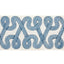 Schumacher Sky Freeform Embroidered Tape