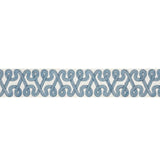 Schumacher Sky Freeform Embroidered Tape