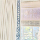 Schumacher Sky Freeform Embroidered Tape