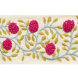 Schumacher Magenta & Leaf Ashoka Tape
