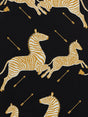 Scalamandre Zebras | Vinyl Black Wallpaper