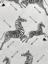 Scalamandre Zebras | Vinyl Silver Wallpaper