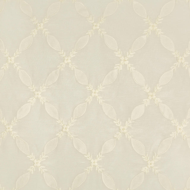 Brunschwig & Fils OLIVEIRA SHEER WHITE Drapery Fabric