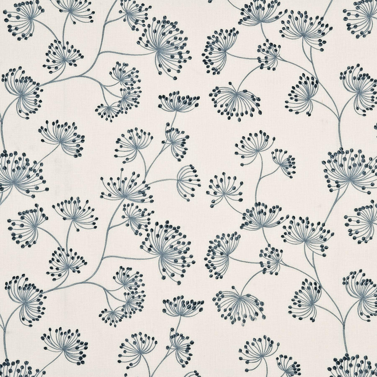 Mulberry MEADOW LINEN SOFT BLUE Drapery Fabric