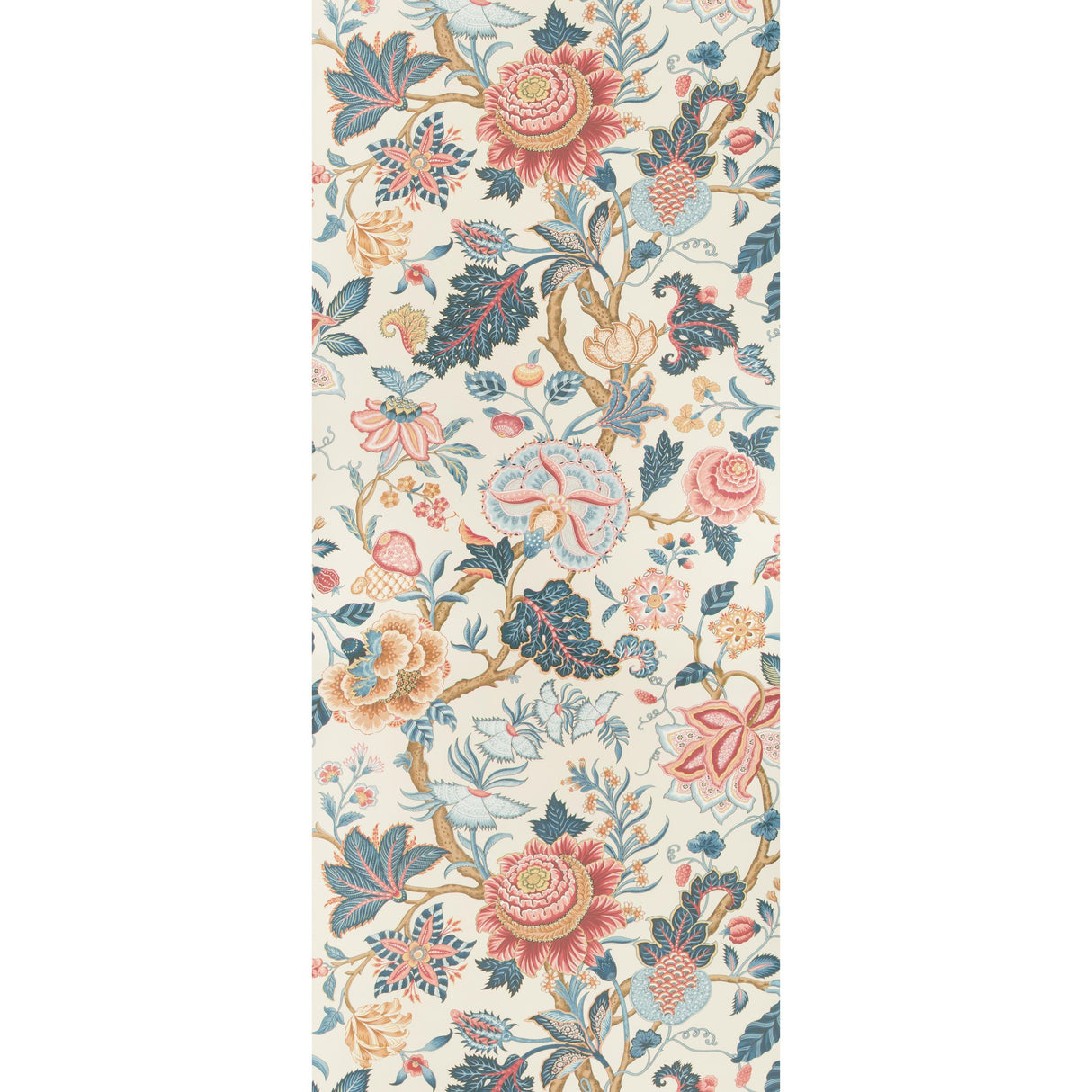 Brunschwig & Fils NIZAM RED/BLUE Wallpaper