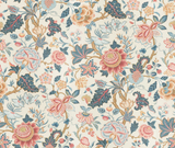 Brunschwig & Fils NIZAM RED/BLUE Wallpaper