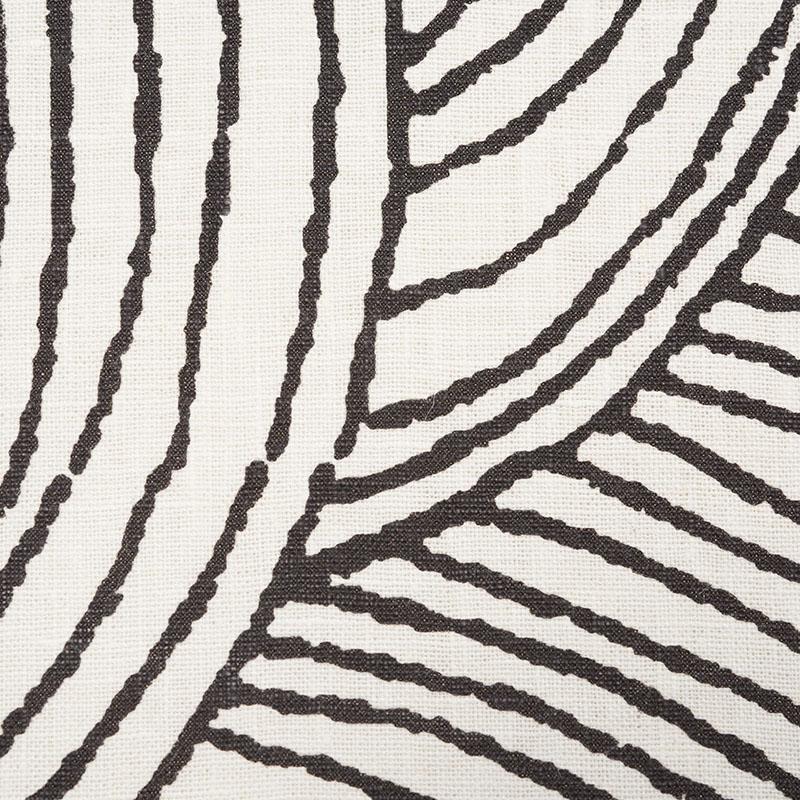 Schumacher Freeform Black Fabric