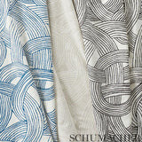 Schumacher Freeform Black Fabric