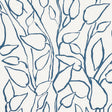 Schumacher Solandra Vine Blue Fabric