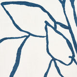 Schumacher Solandra Vine Blue Fabric