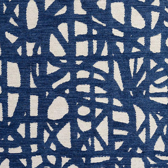 Schumacher Momentum Blue Fabric