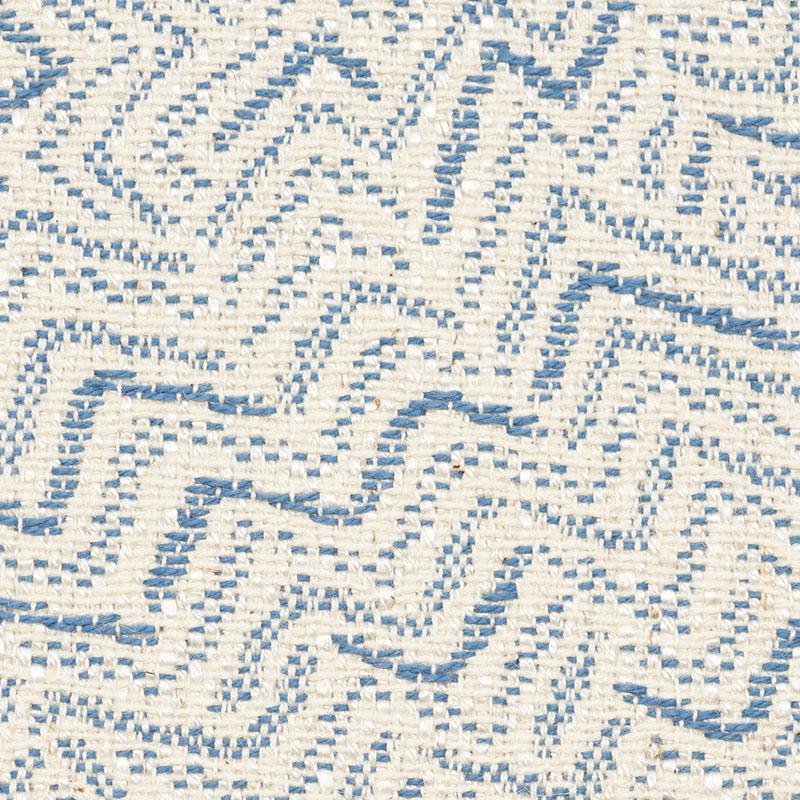 Schumacher Adagio Blue Fabric