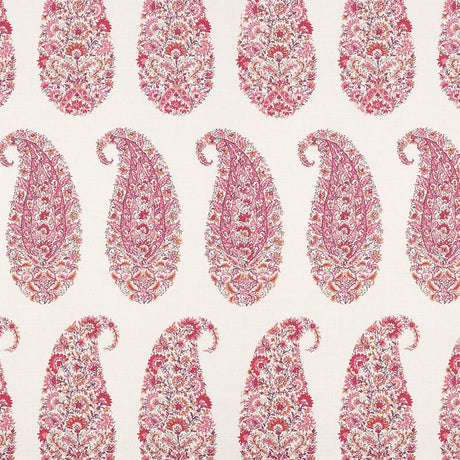 Schumacher Shirala Paisley Magenta Fabric