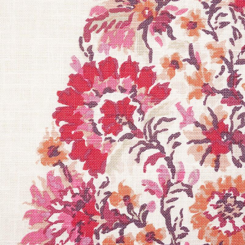 Schumacher Shirala Paisley Magenta Fabric