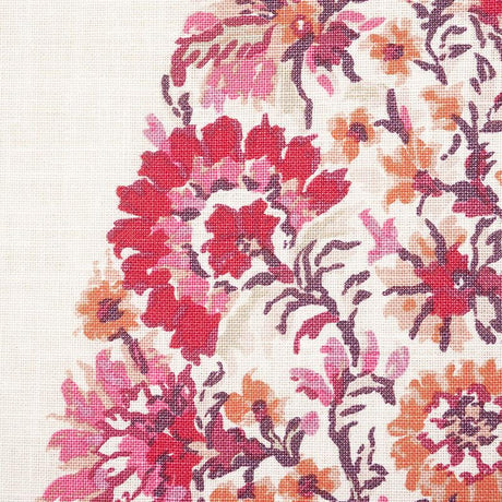 Schumacher Shirala Paisley Magenta Fabric