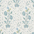 Schumacher Khilana Floral Peacock Fabric