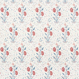 Schumacher Khilana Floral Delft & Rose Wallpaper