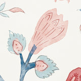Schumacher Khilana Floral Delft & Rose Wallpaper