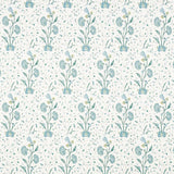 Schumacher Khilana Floral Peacock Wallpaper