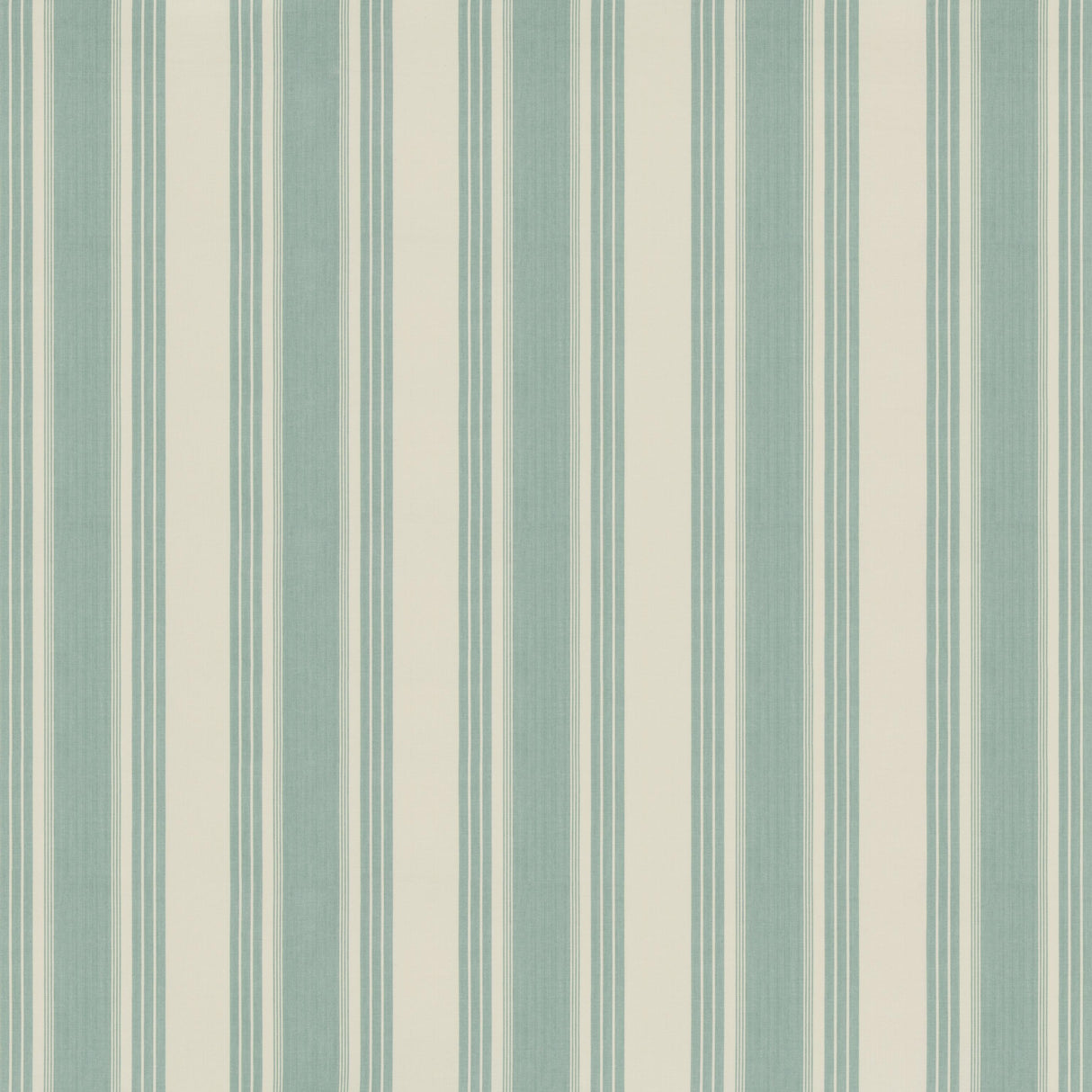 Brunschwig & Fils COLMAR STRIPE AQUA Upholstery Fabric