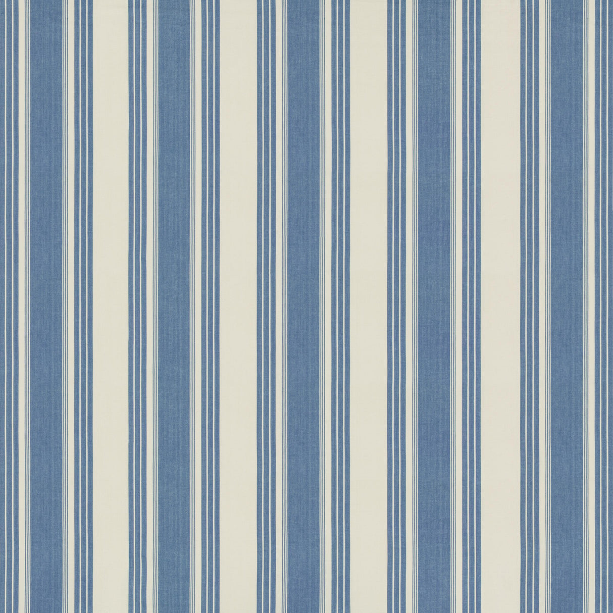 Brunschwig & Fils COLMAR STRIPE FRENCH BLUE Upholstery Fabric