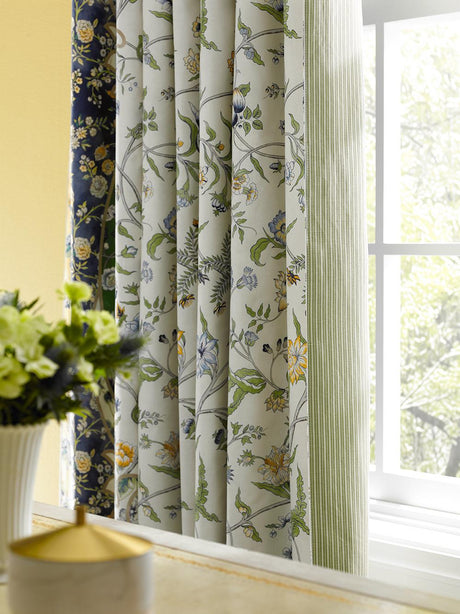 Brunschwig & Fils MENARS BORDER II MARINE Fabric