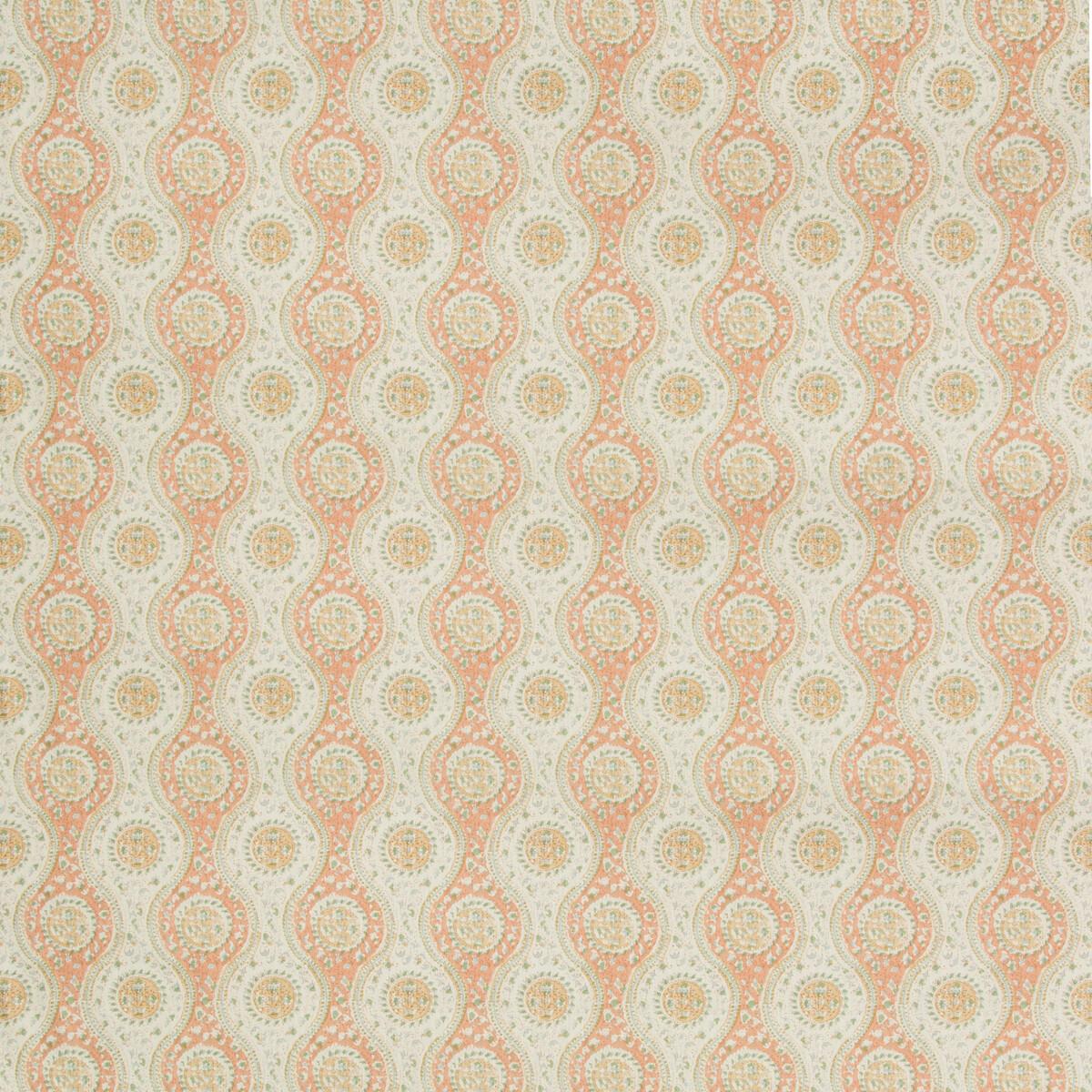 Brunschwig & Fils NADARI PRINT PEACH/GOLD Fabric