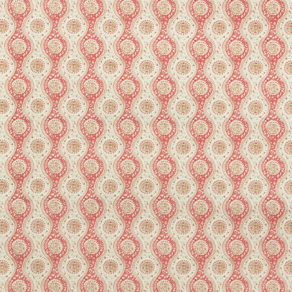Brunschwig & Fils NADARI PRINT RED/BEIGE Fabric
