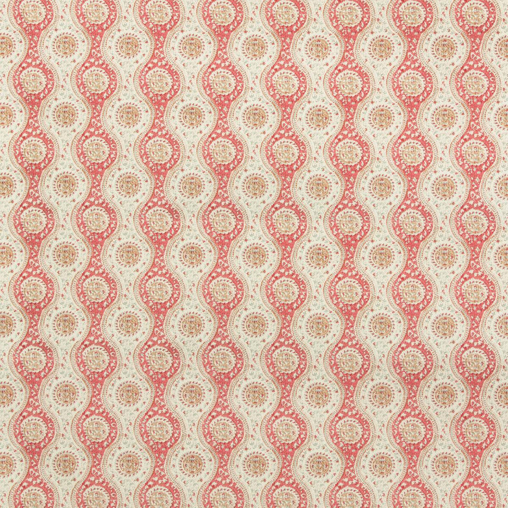 Brunschwig & Fils NADARI PRINT RED/BEIGE Fabric