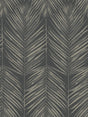 Seabrook Paradise Palm Black Sands Wallpaper