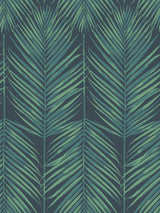 Seabrook Paradise Palm Blue Wallpaper