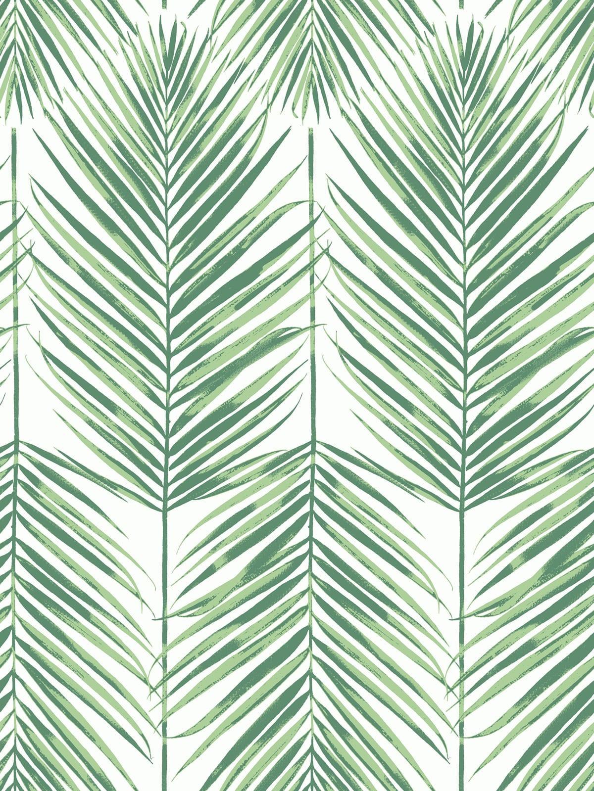 Seabrook Paradise Palm Greenery Wallpaper