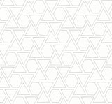 Seabrook Sun Shapes Grey Wallpaper